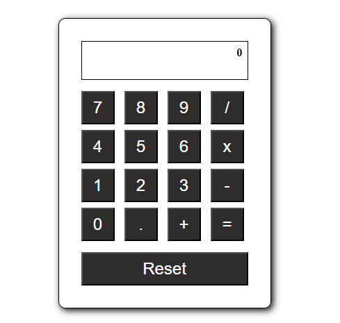 Picture of Basic Calculator that the author made